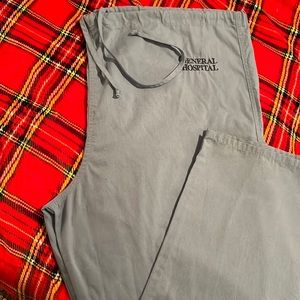 #30 General Hospital surgical blue scrubs in XL